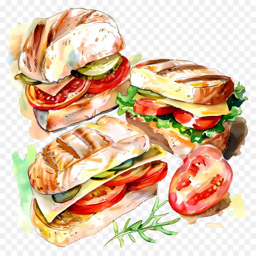 Pan Panera，Sándwiches PNG