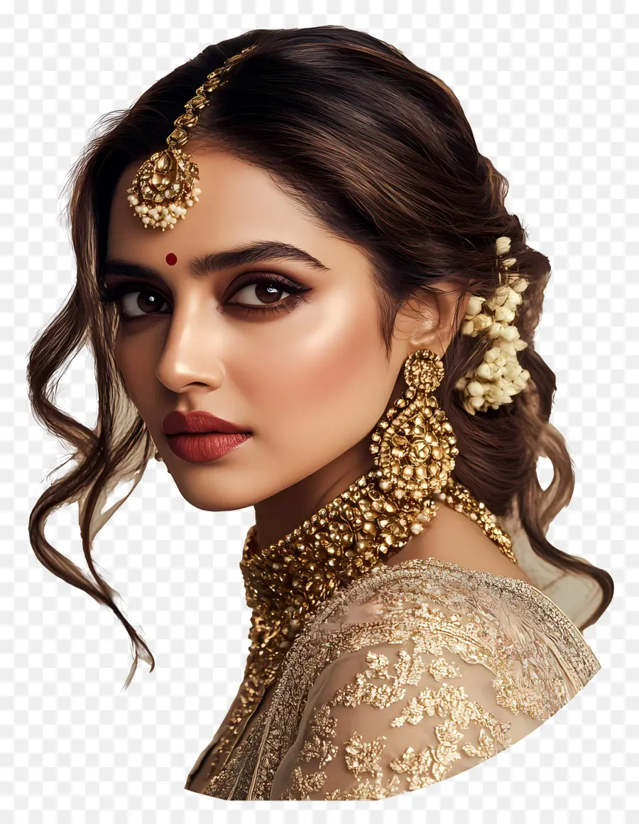 Deepika Padukone，Mujer En Joyería Nupcial PNG