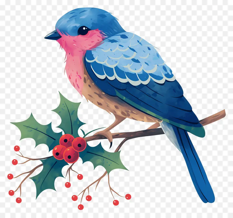 Pájaro De Invierno，Pájaro Azul PNG