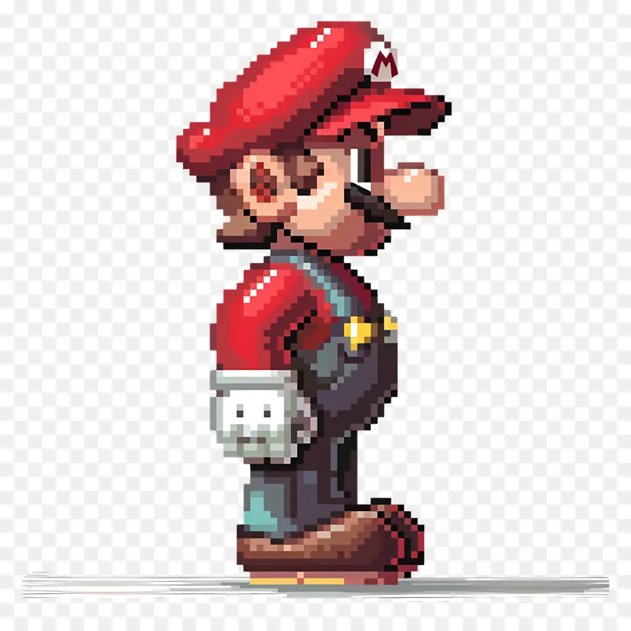 Píxel Mario，Personaje De Arte De Píxeles PNG