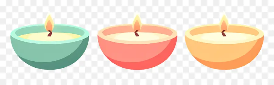 Lámparas De Diwali，Velas PNG