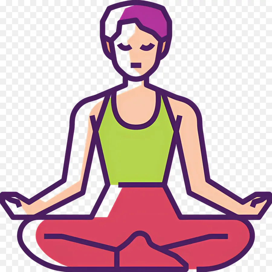 Meditación，Persona Meditando PNG