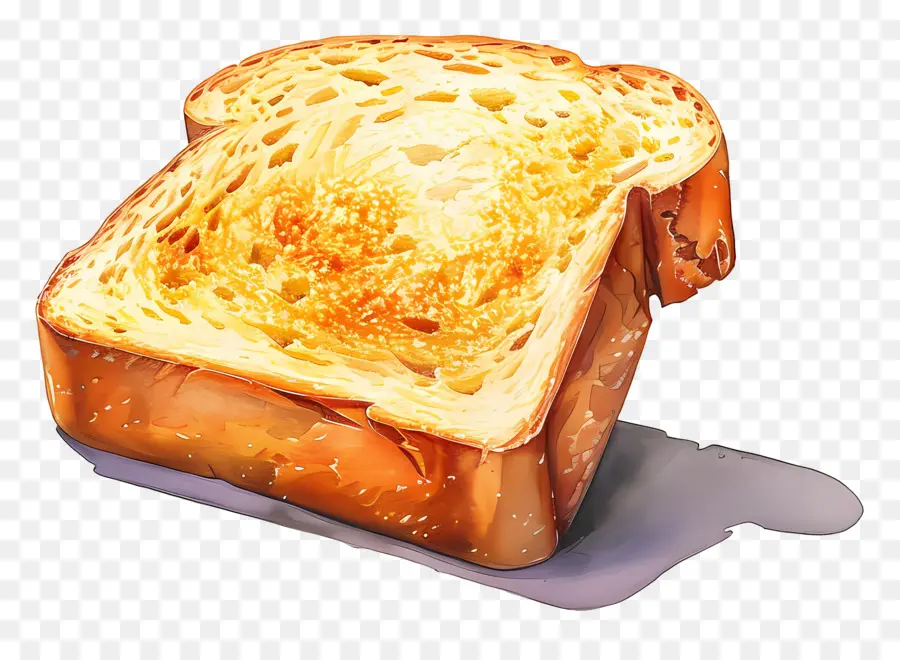 Rebanada De Pan，Pan Tostado PNG