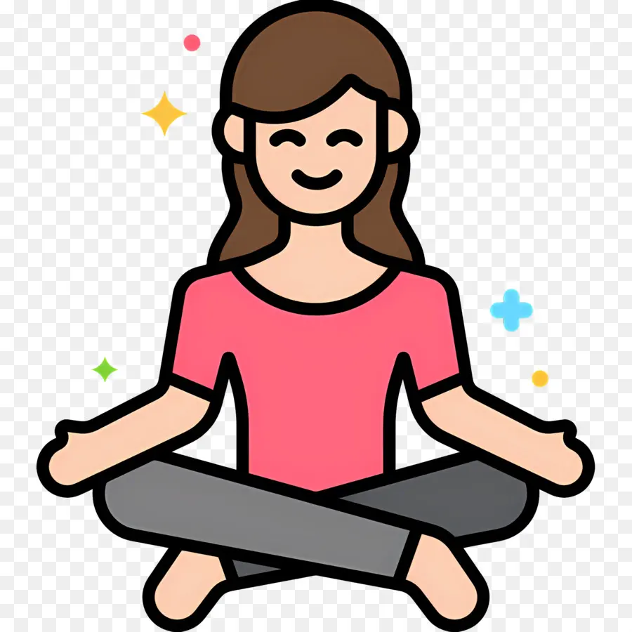 Meditación，Persona Meditando PNG