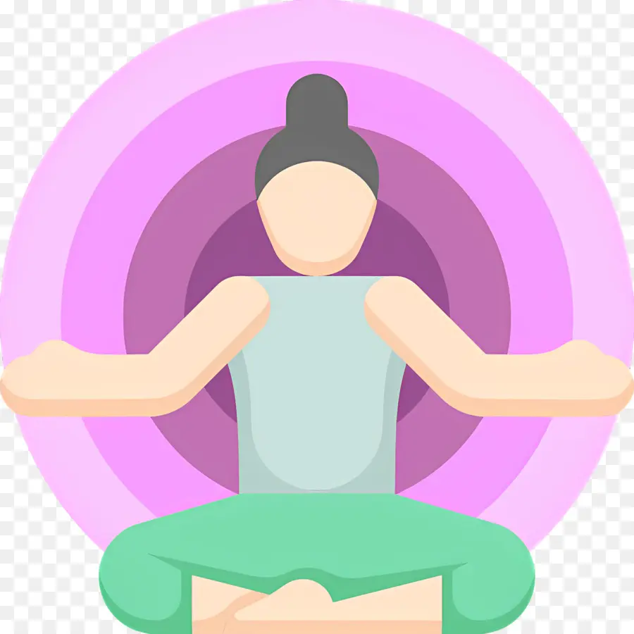 Meditación，Persona Meditando PNG