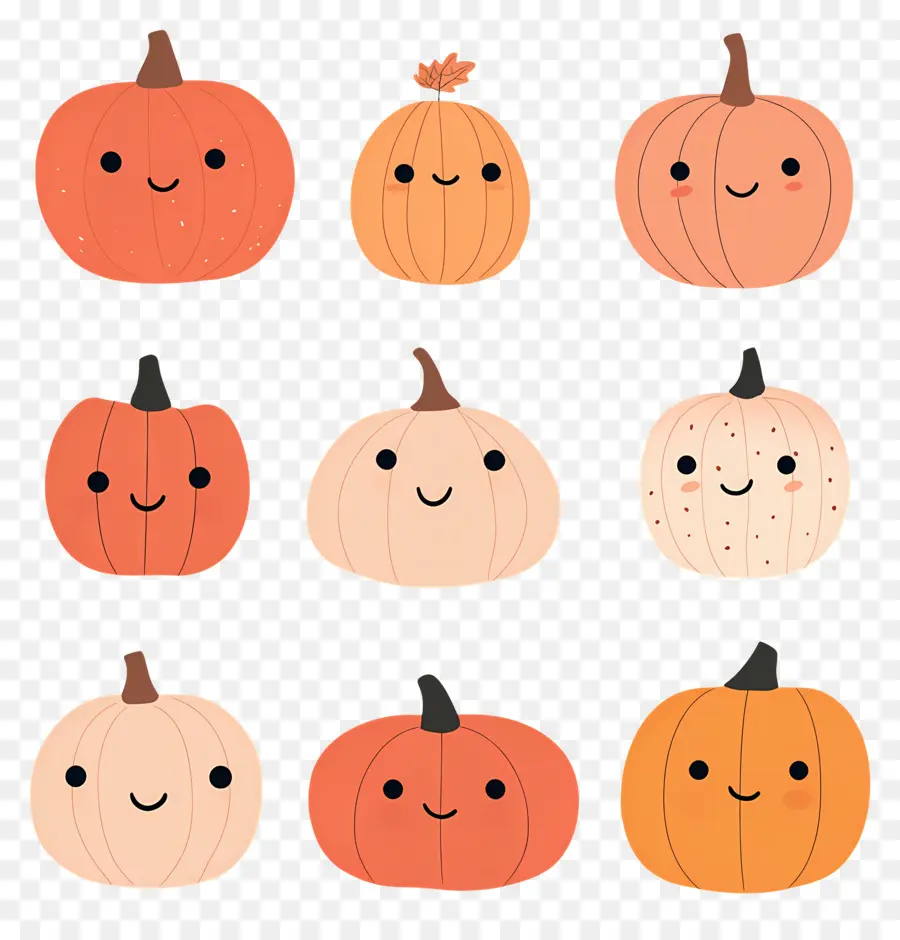 Calabazas Lindas，Sonriente PNG