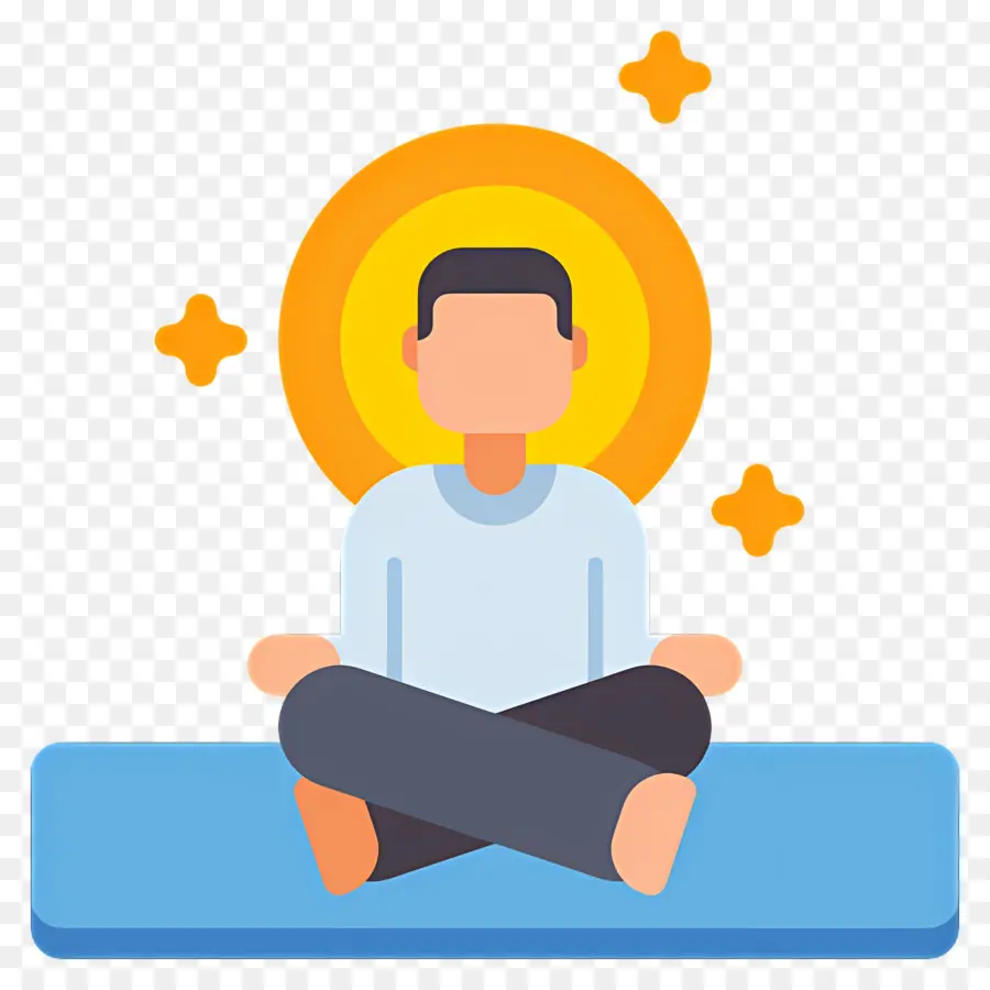 Meditación，Persona Meditando PNG