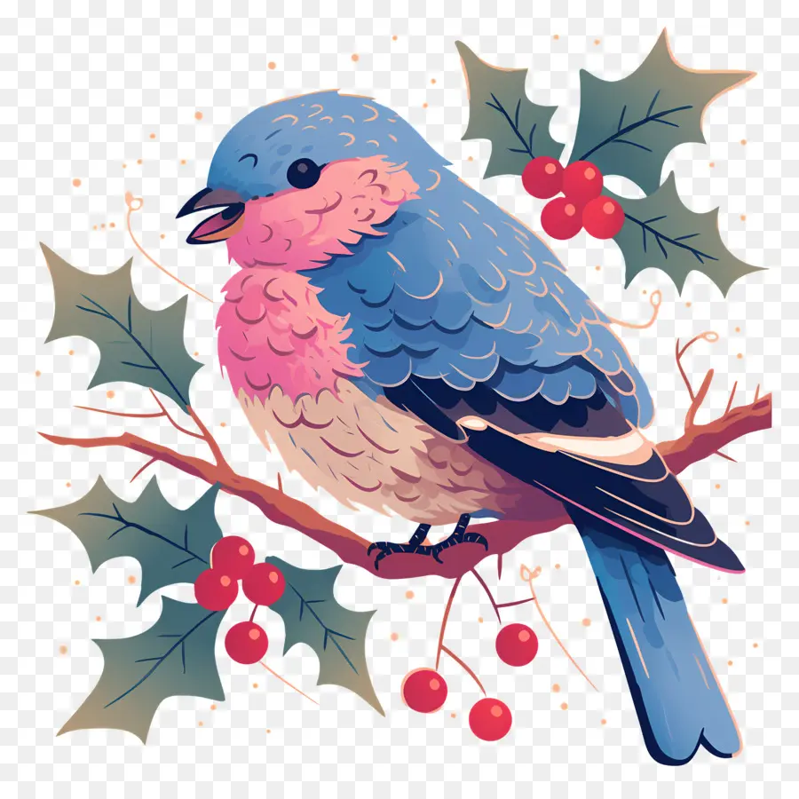 Pájaro De Invierno，Pájaro Azul PNG