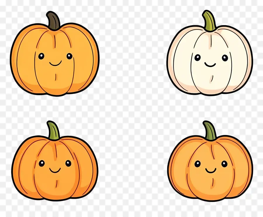 Calabazas Lindas，Sonriente PNG