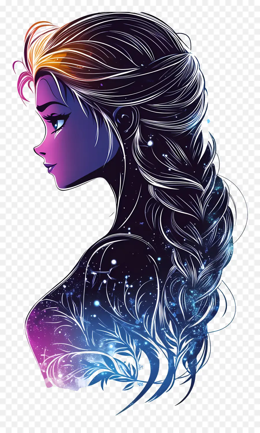 Princesa Elsa，Personaje Animado PNG