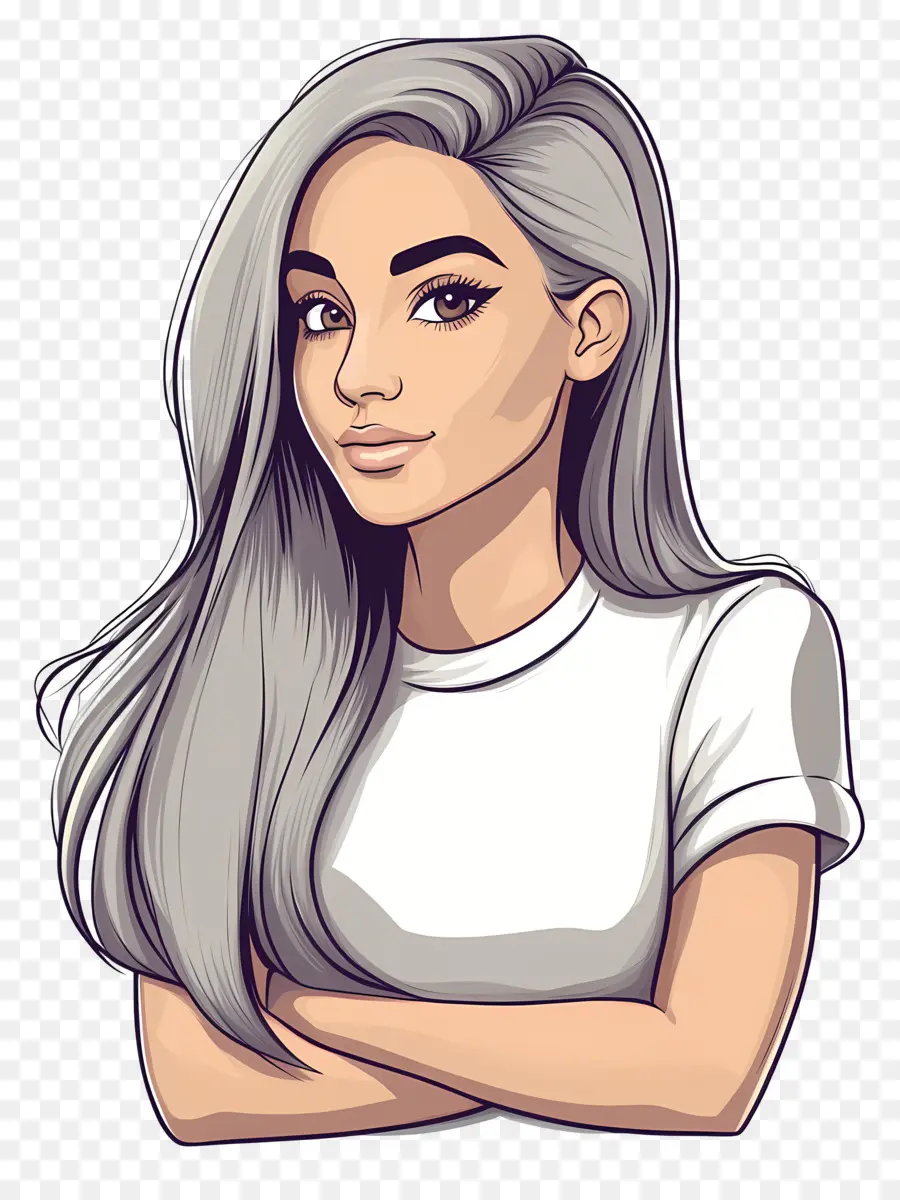 Ariana Grande，Mujer De Dibujos Animados PNG