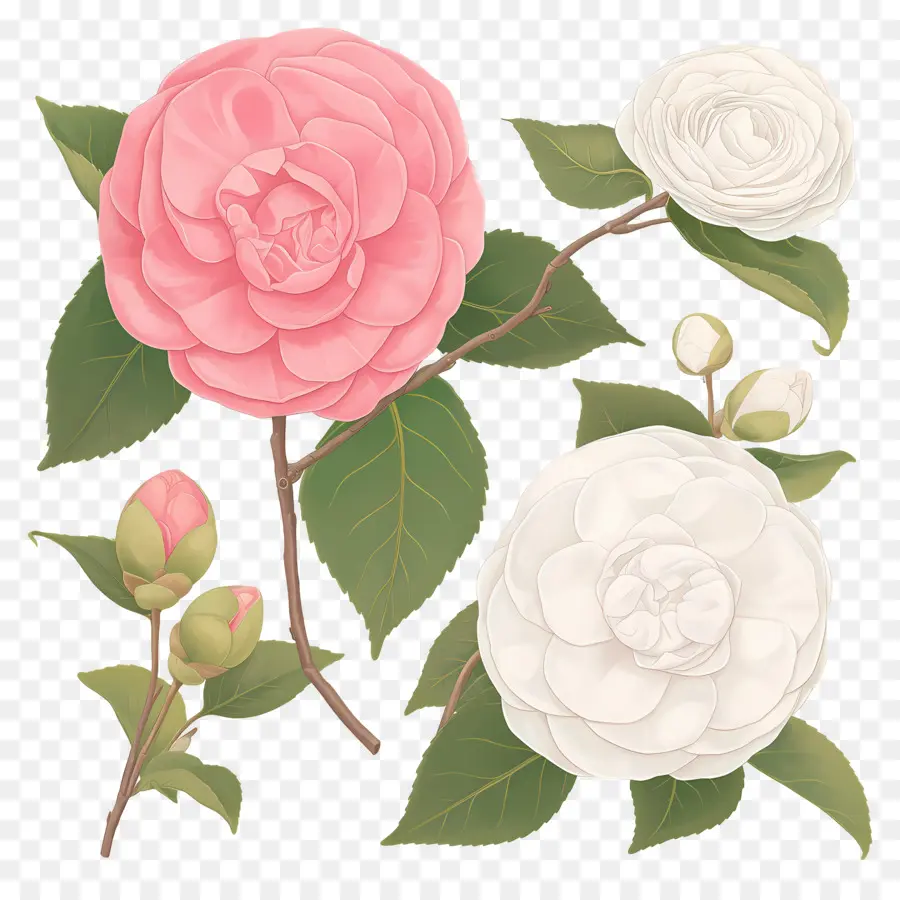 Camelias，Flores De Camelia PNG