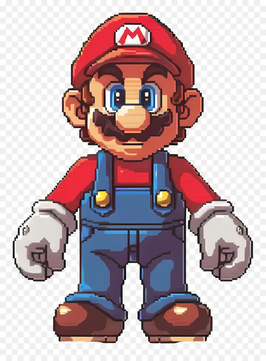 Píxel Mario，Carácter De Píxeles PNG