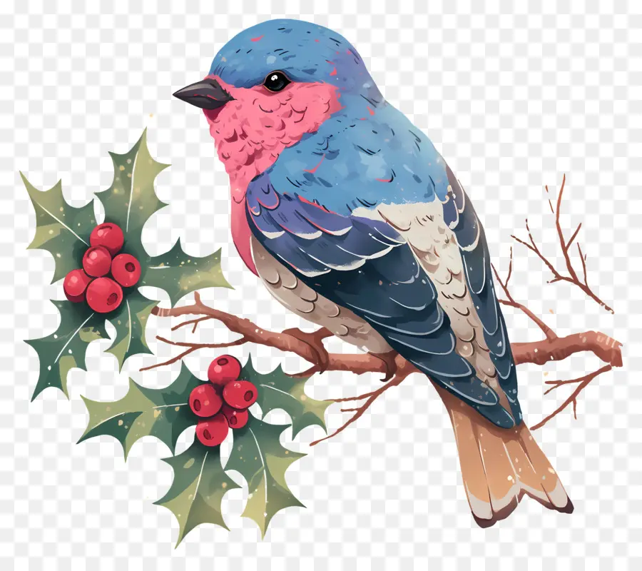 Pájaro De Invierno，Pájaro Azul PNG