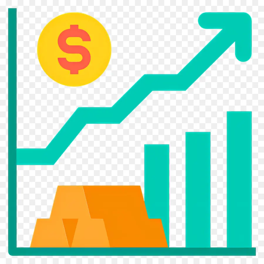 Mercado De Valores，Gráfico Decreciente PNG