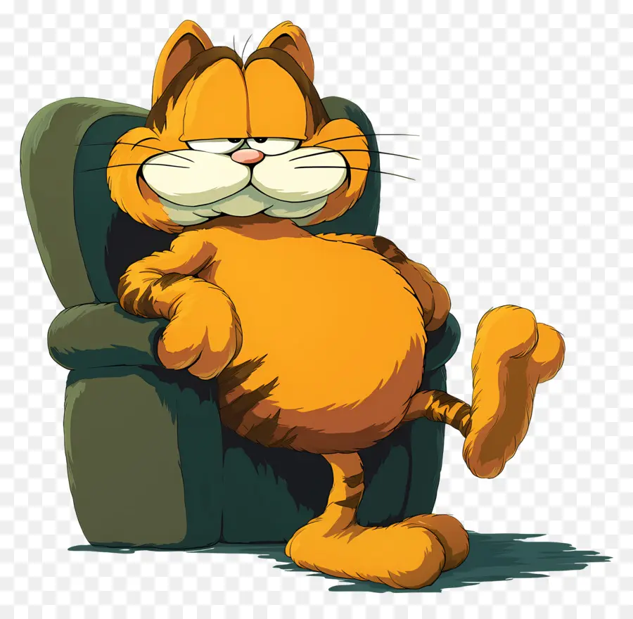 Garfield，Gato Naranja PNG