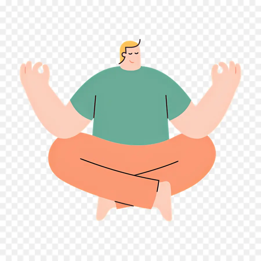 Meditación，Persona Meditando PNG