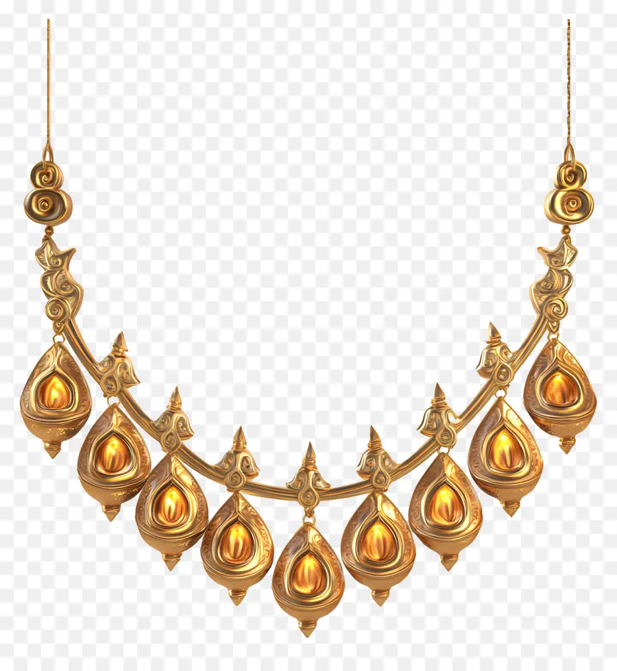 Torán，Collar Dorado PNG