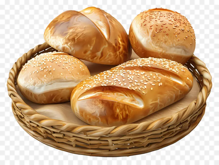 Pan Panera，Canasta De Pan PNG