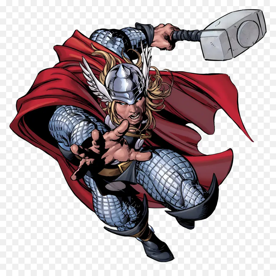 Thor，Superhéroe Con Martillo PNG