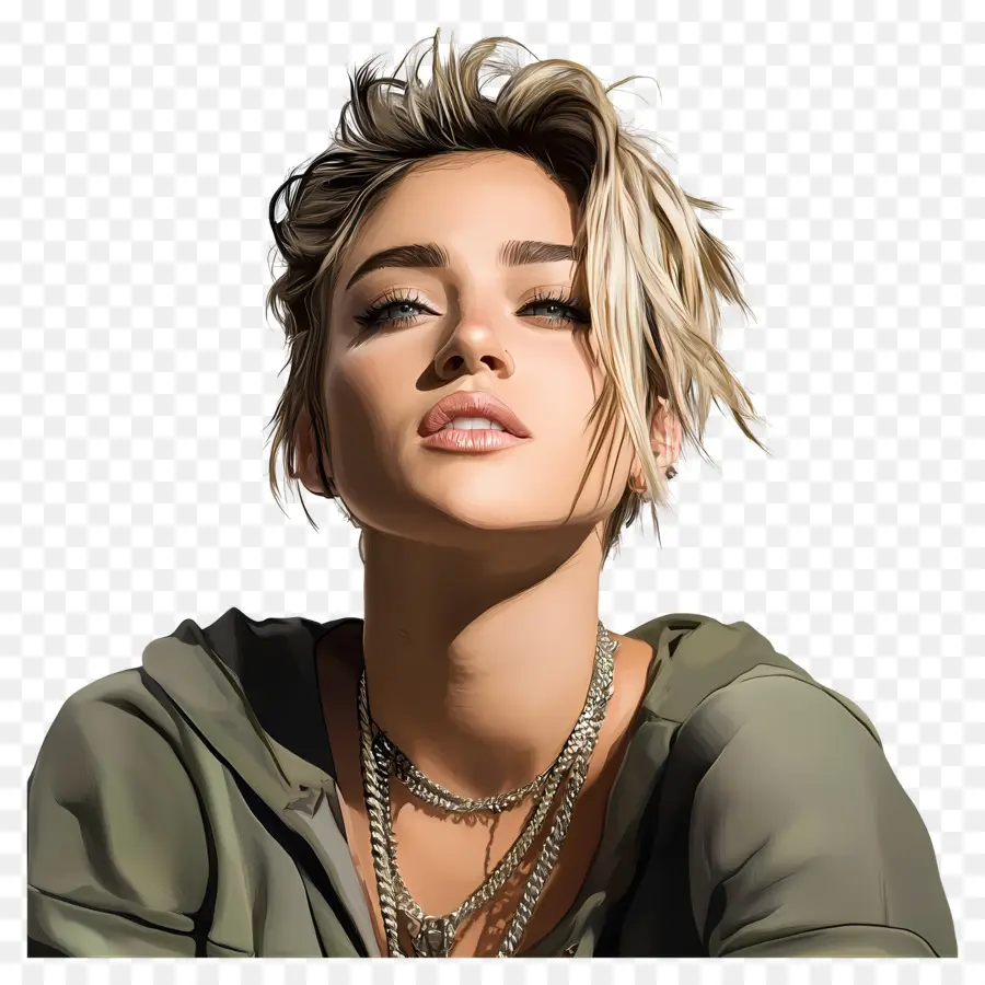 Miley Ciro，Persona Con Estilo PNG