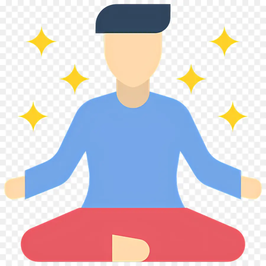 Meditación，Persona Meditando PNG