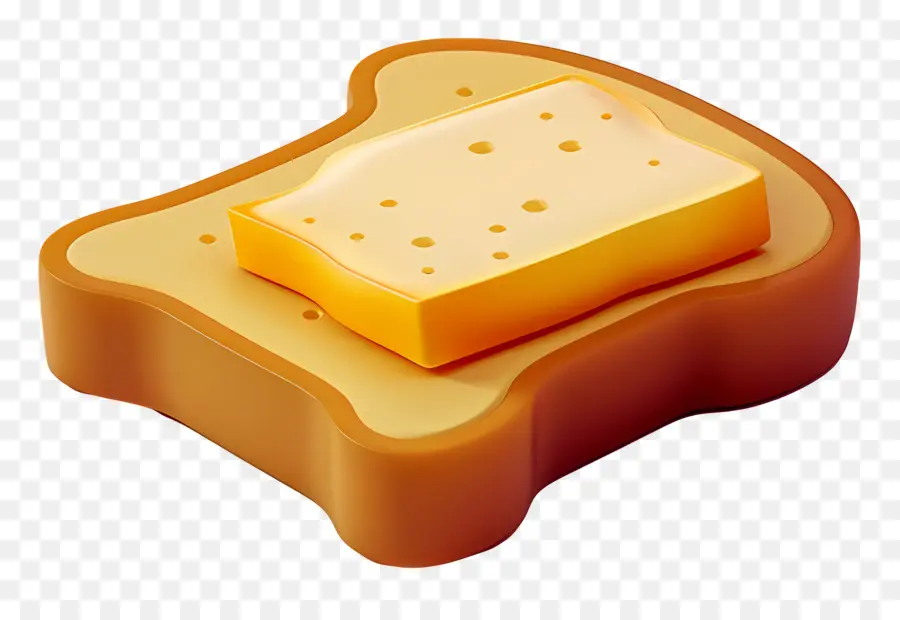 Rebanada De Pan，Tostada De Queso PNG