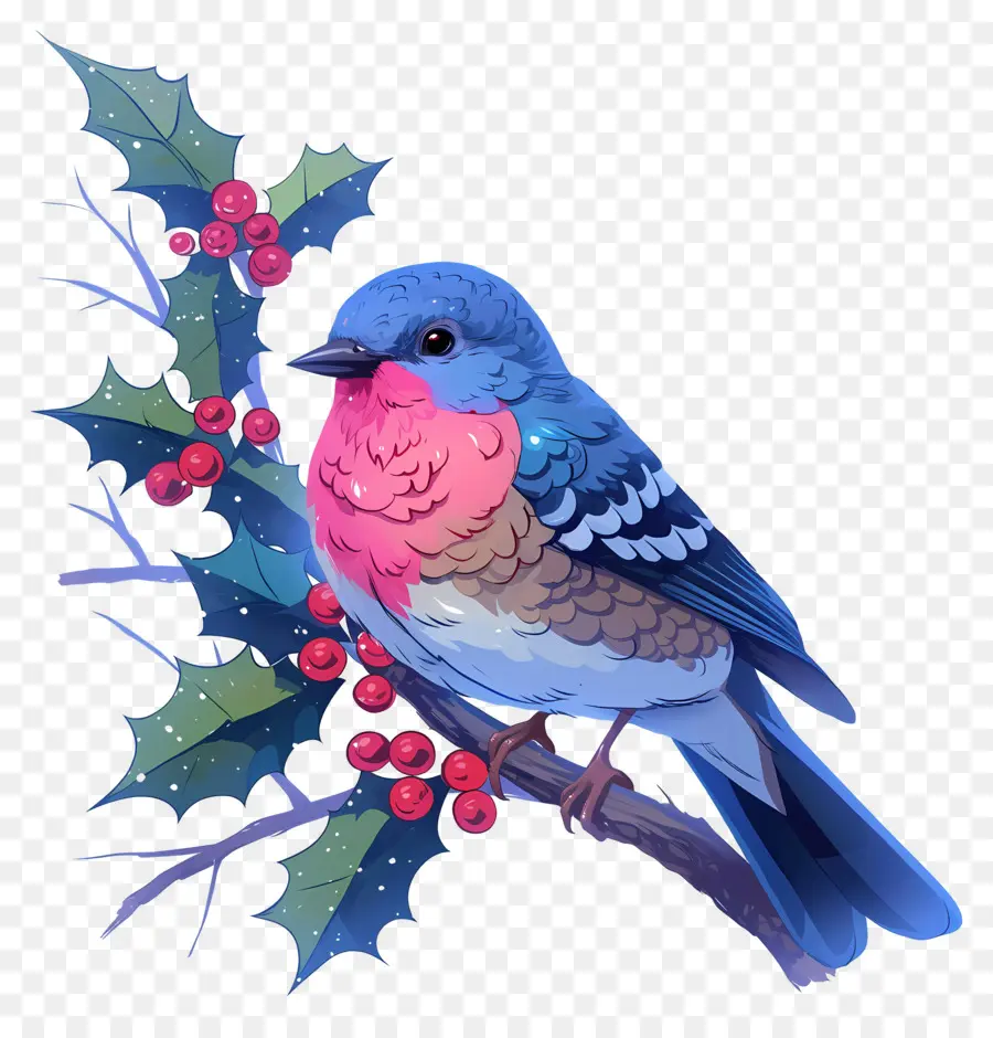 Pájaro De Invierno，Pájaro Azul PNG