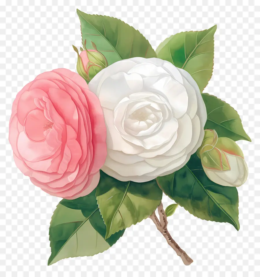 Camelias，Flores De Camelia PNG