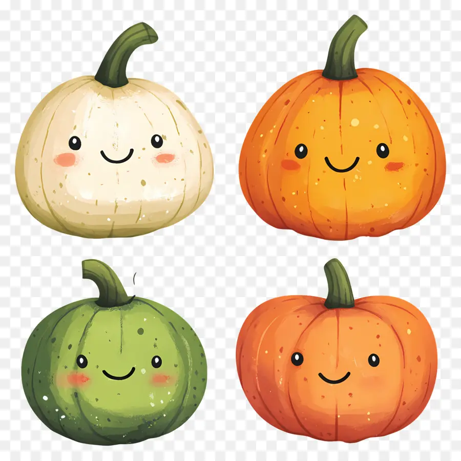 Calabazas Lindas，Sonriente PNG