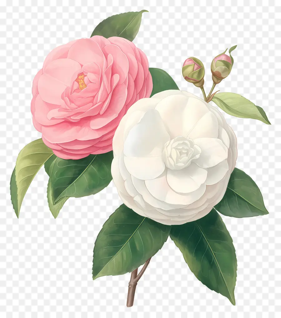 Camelias，Flores De Camelia PNG