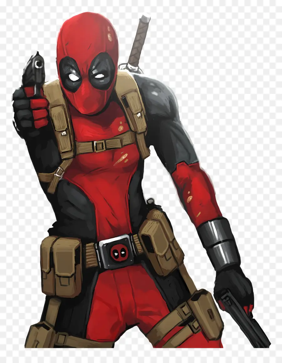 Dead Pool，Superhéroe Rojo PNG