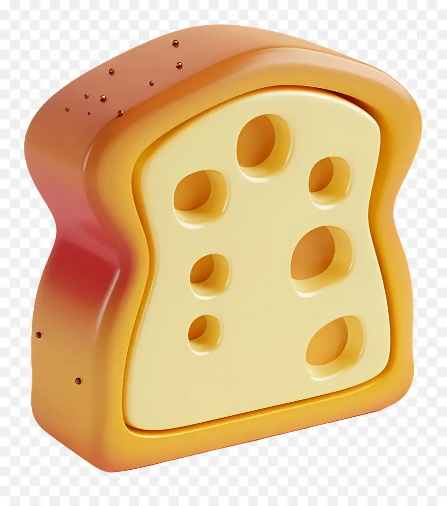 Rebanada De Pan，Pan De Queso PNG