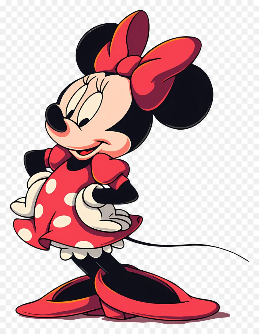 Minnie Ratón，Ratón De Dibujos Animados PNG