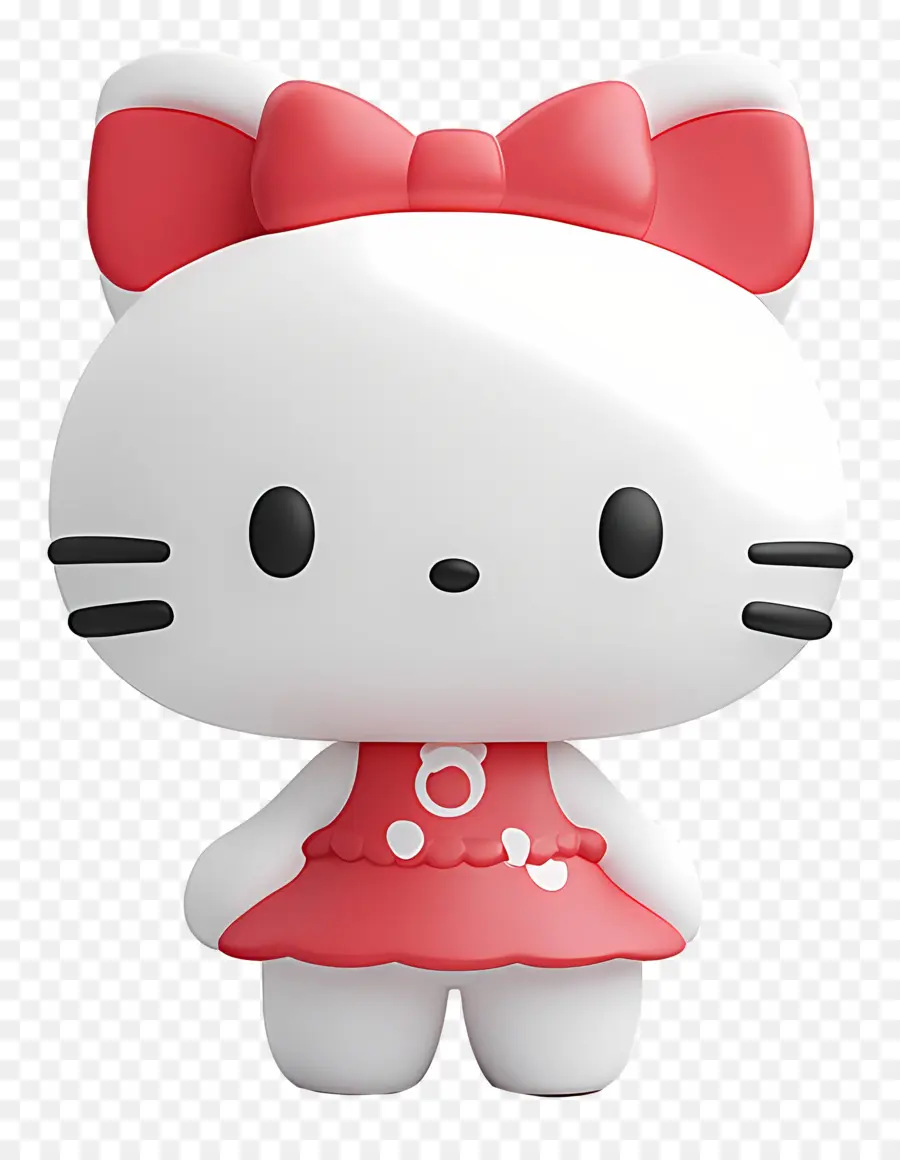 Pegatina De Hola Kitty，Hola Gatito PNG