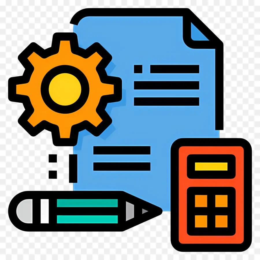 Calculo Del Presupuesto，Documento Y Equipo PNG