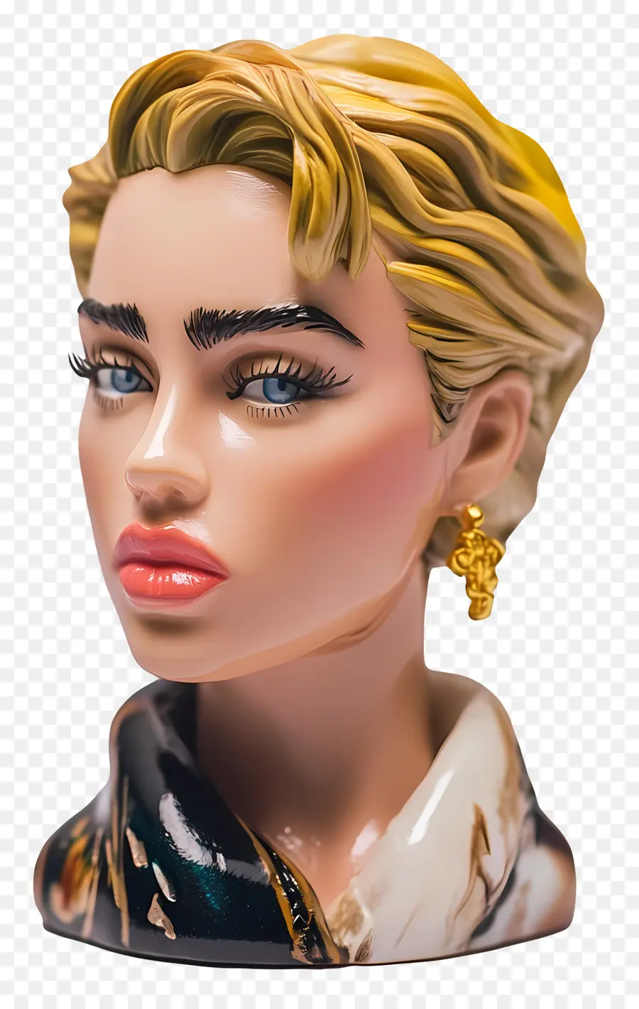 Miley Ciro，Busto Estilizado PNG