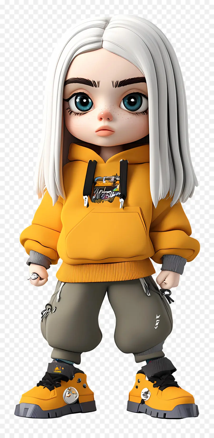 Billie Eilish，Personaje De Dibujos Animados PNG