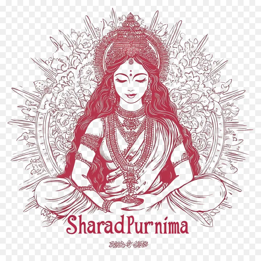 Sharad Purnima，Ilustración De Sharad Purnima PNG