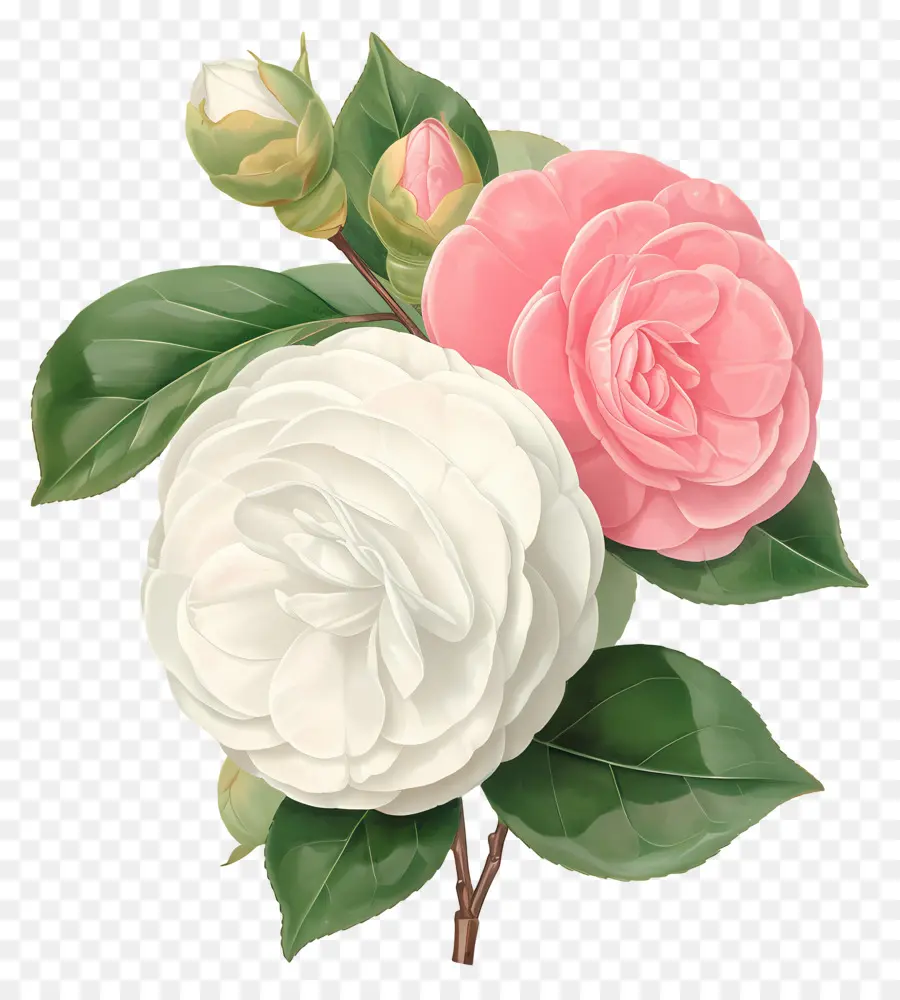 Camelias，Flores De Camelia PNG