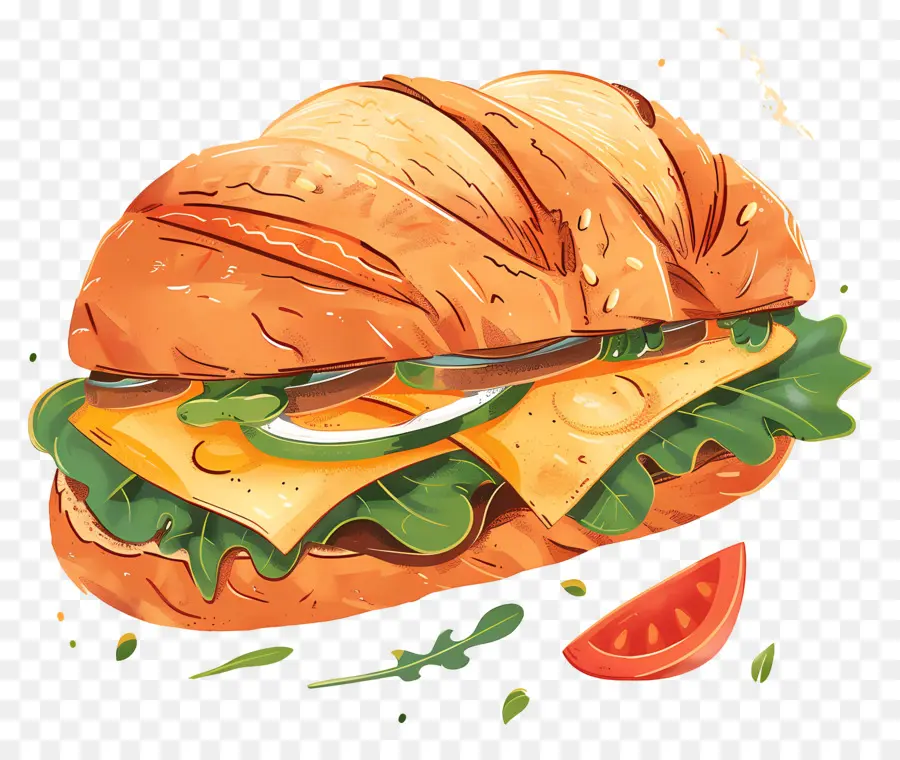 Pan Panera，Sándwich PNG