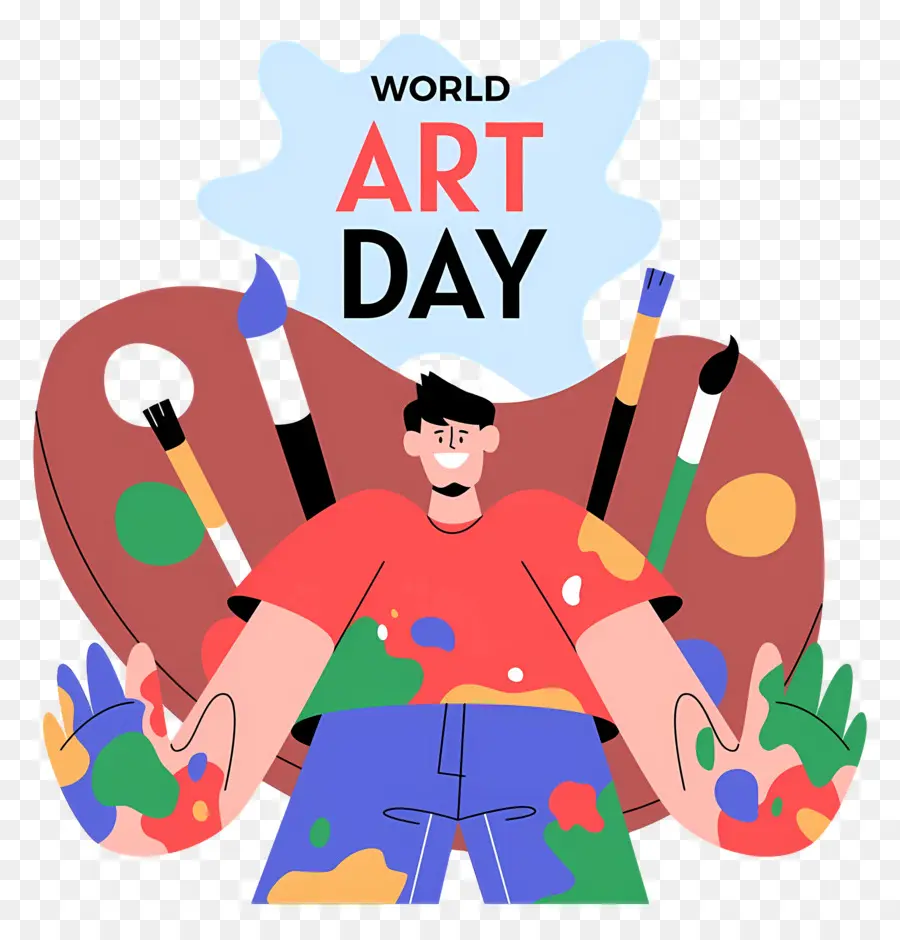 Dia Mundial Del Arte，Celebración Del Día Mundial Del Arte PNG