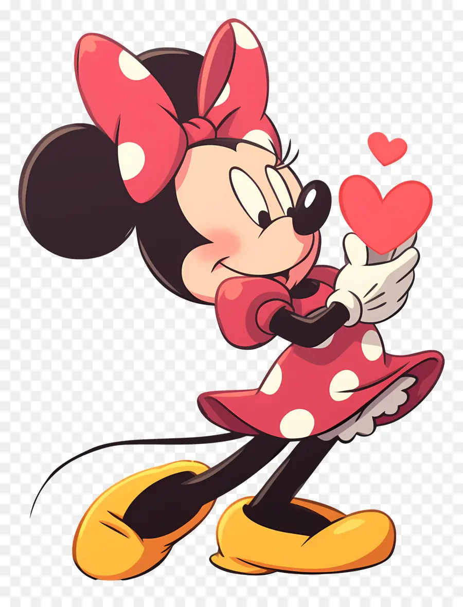 Minnie Ratón，Minnie Mouse Con Regalo PNG