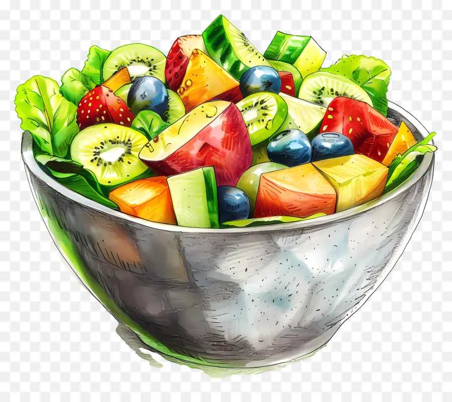 Ensalada Waldorf，Ensalada De Fruta PNG