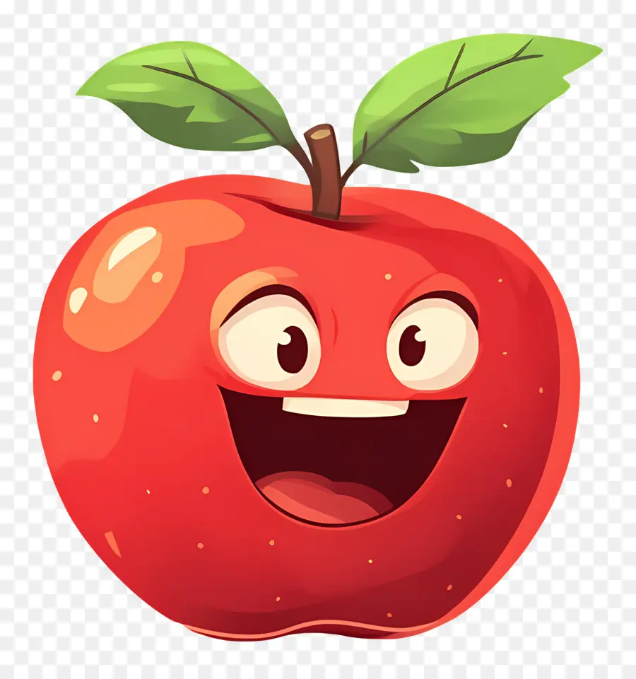 Manzana Roja，Dibujos Animados De Manzana Roja PNG