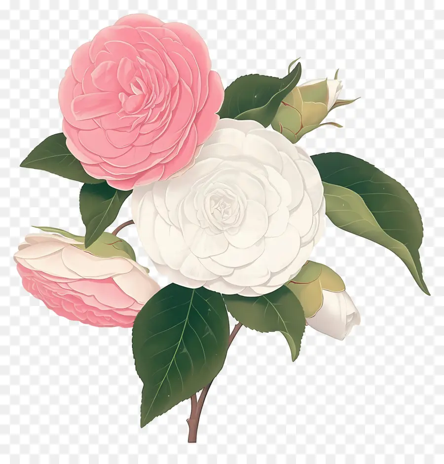 Camelias，Flores De Camelia PNG