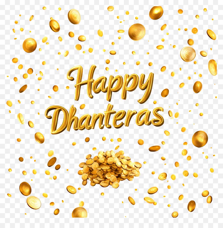 Felices Dhanteras，Monedas Dhanteras PNG