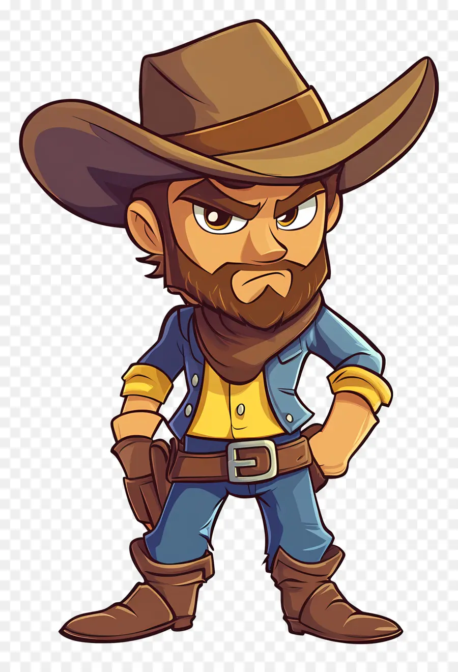 Vaquero，Vaquero De Dibujos Animados PNG