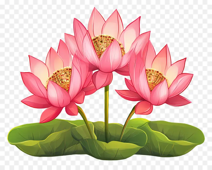 Feliz Chhath Puja，Flor De Loto Rosa PNG