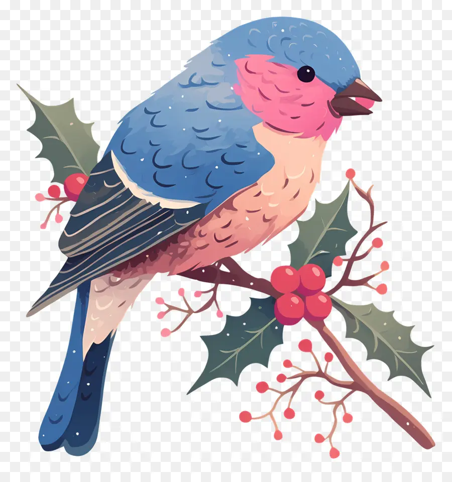 Pájaro De Invierno，Pájaro Azul PNG